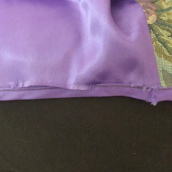 INDULGE Vintage Floral and Purple Vest - Picture 8 of 8